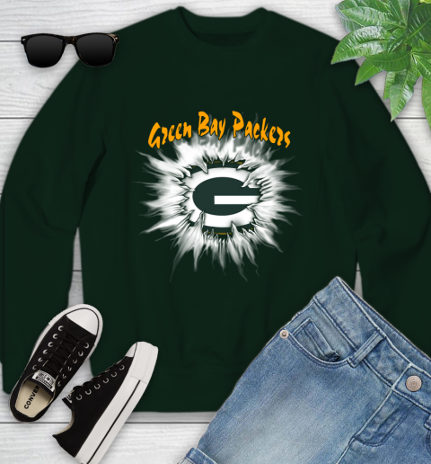 Green bay youth sweatshirt clearance