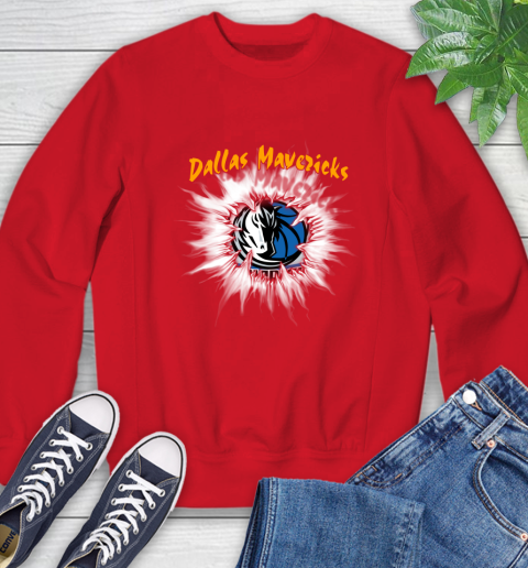 Dallas Mavericks NBA Basketball Rip Sports Sweatshirt 10