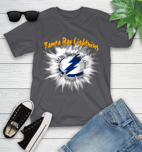 Tampa Bay Lightning NHL Hockey Adoring Fan Rip Sports Youth T-Shirt 6
