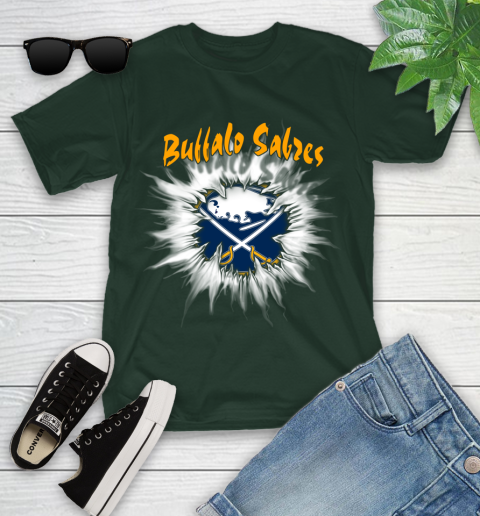 Buffalo Sabres NHL Hockey Adoring Fan Rip Sports Youth T-Shirt 5