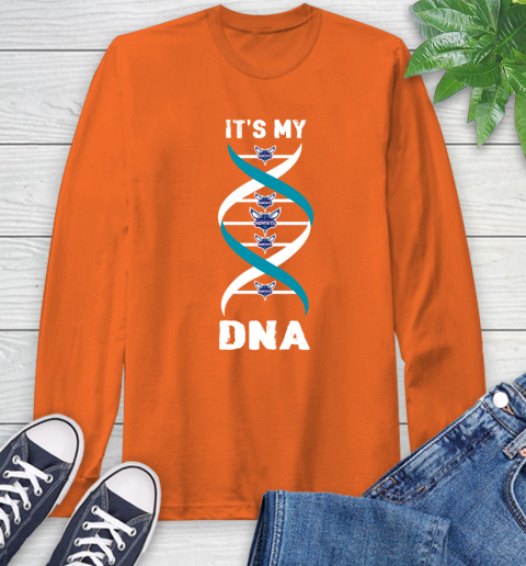 Charlotte Hornets NBA Basketball It's My DNA Sports Long Sleeve T-Shirt 4