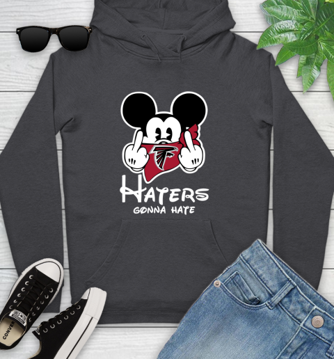 NFL Atlanta Falcons Haters Gonna Hate Mickey Mouse Disney Football T Shirt Youth Hoodie 8