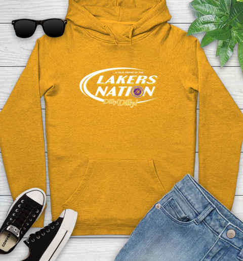 NBA A True Friend Of The Los Angeles Lakers Dilly Dilly Basketball Sports Youth Hoodie 2