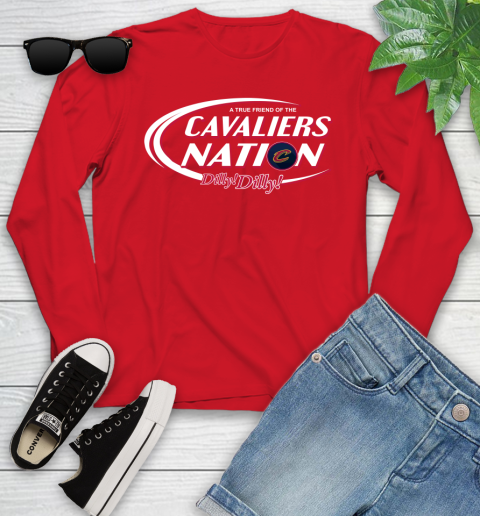NBA A True Friend Of The Cleveland Cavaliers Dilly Dilly Basketball Sports Youth Long Sleeve 11