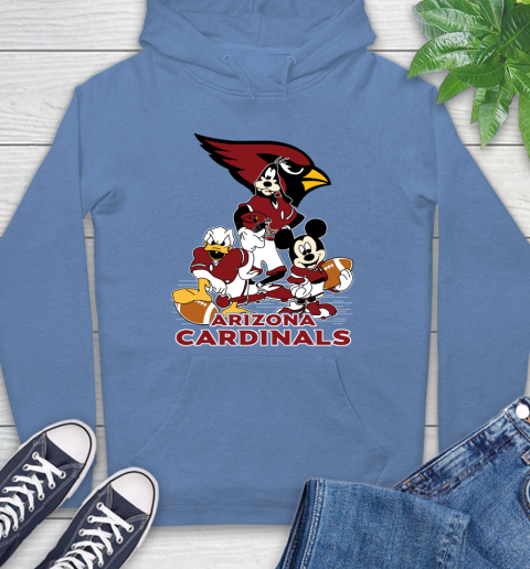 NFL Arizona Cardinals Mickey Mouse Donald Duck Goofy Football Shirt Hoodie 11