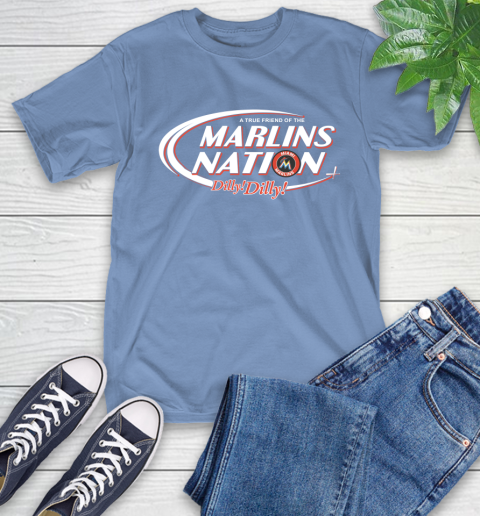 MLB A True Friend Of The Miami Marlins Dilly Dilly Baseball Sports T-Shirt 12