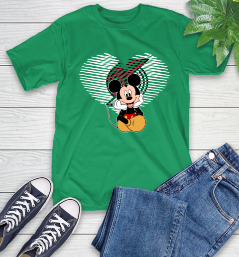 NBA Portland Trail Blazers The Heart Mickey Mouse Disney Basketball T-Shirt 7