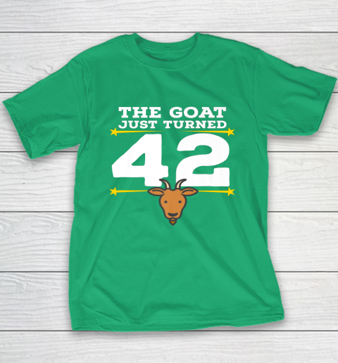 The Goat Just Turned 42 42nd Birthday Goat Youth T-Shirt 5