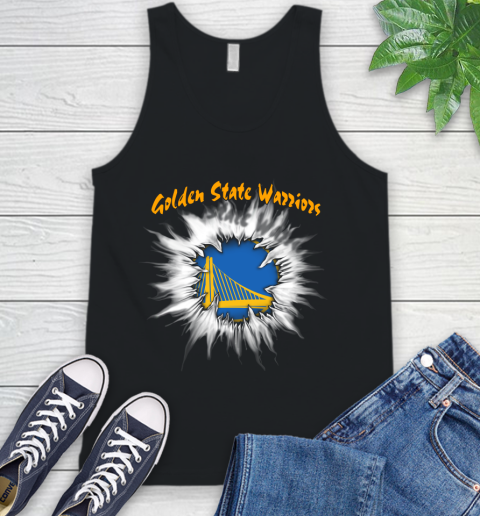 Golden State Warriors NBA Basketball Rip Sports Tank Top
