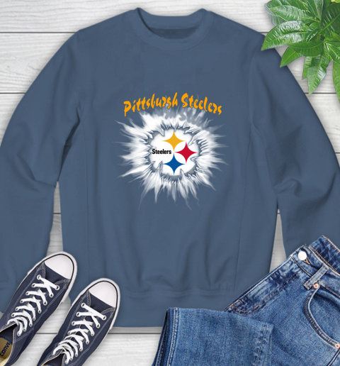 Pittsburgh Steelers NFL Football Adoring Fan Rip Sports Sweatshirt 8