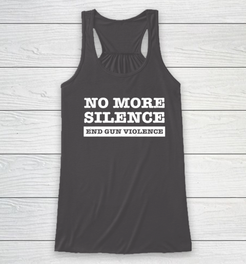 End Gun Violence Shirt Wear Orange Anti Gun No More Silence Racerback Tank 6