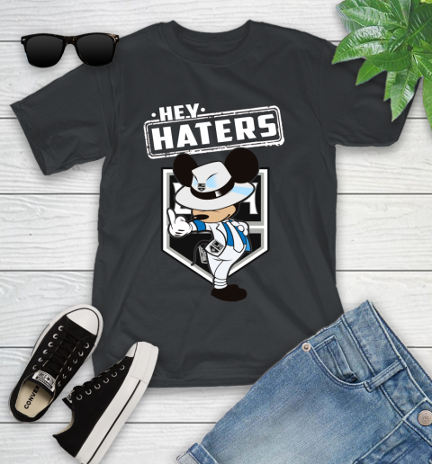 NHL Hey Haters Mickey Hockey Sports Los Angeles Kings Youth T-Shirt