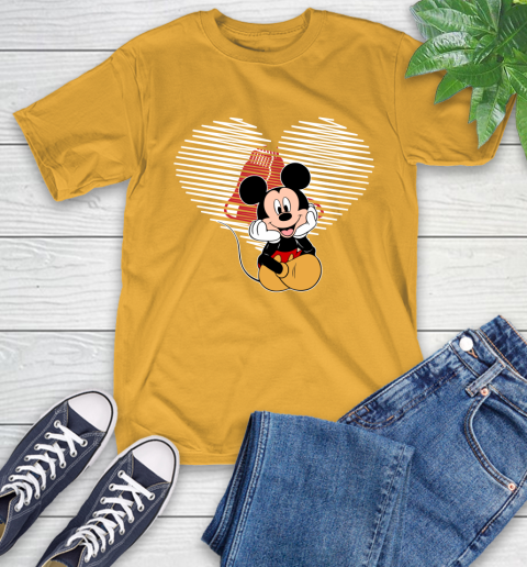 MLB Boston Red Sox The Heart Mickey Mouse Disney Baseball T Shirt_000 T-Shirt 2