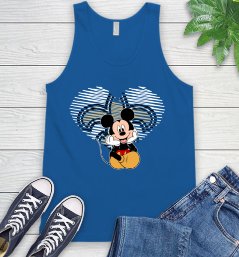 NFL New Orleans Saints The Heart Mickey Mouse Disney Football T Shirt_000 Tank Top 4