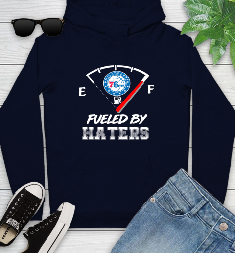 Philadelphia 76ers NBA Basketball Fueled By Haters Sports Youth Hoodie 4 Philadelphia 76ers NBA Basketball Fueled By Haters Sports Youth Hoodie - Image 4