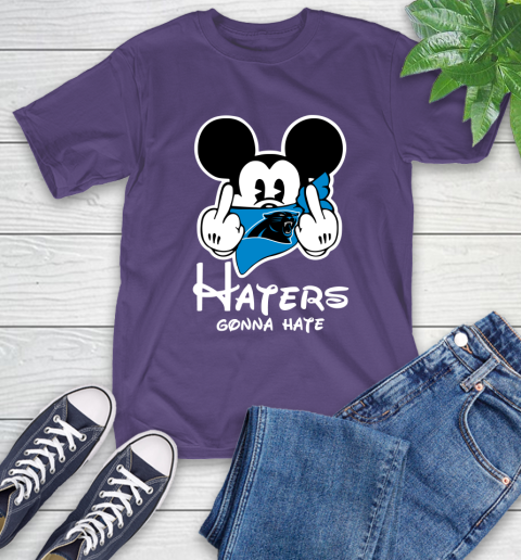 NFL Carolina Panthers Haters Gonna Hate Mickey Mouse Disney Football T Shirt_000 T-Shirt 5