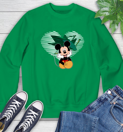 NHL San Jose Sharks The Heart Mickey Mouse Disney Hockey Sweatshirt 7