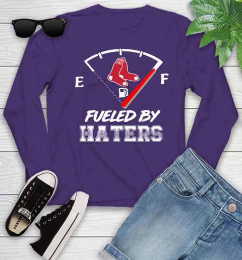 Boston Red Sox MLB Baseball Fueled By Haters Sports Youth Long Sleeve 4