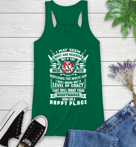 Chicago White Sox MLB Baseball Don't Mess With Me While I'm Watching My Team Sports Racerback Tank 6
