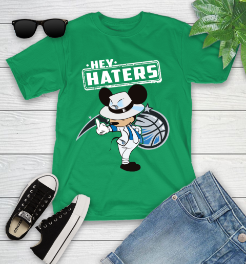 NBA Hey Haters Mickey Basketball Sports Orlando Magic Youth T-Shirt 8