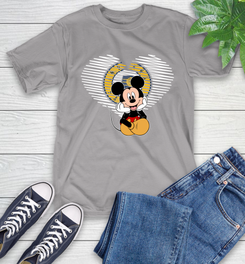 NBA Indiana Pacers The Heart Mickey Mouse Disney Basketball T-Shirt 6