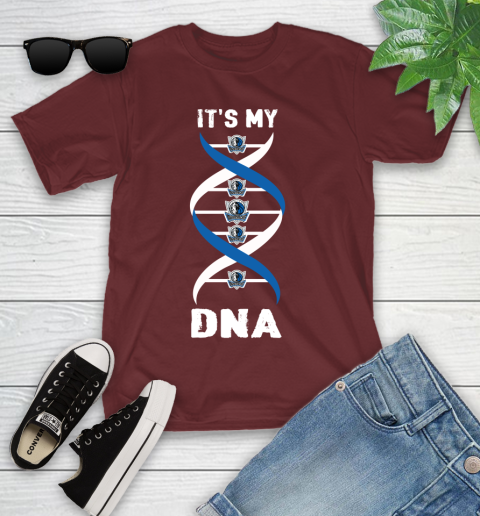 Dallas Mavericks NBA Basketball It's My DNA Sports Youth T-Shirt 14