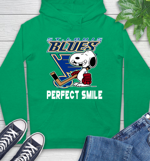 NHL St.Louis Blues Snoopy Perfect Smile The Peanuts Movie Hockey T Shirt Hoodie 8