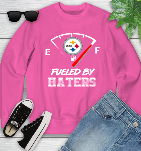 Pittsburgh Steelers NFL Football Fueled By Haters Sports Youth Sweatshirt 6