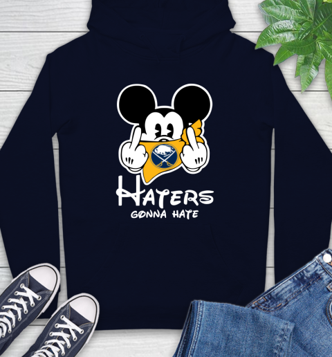 NHL Buffalo Sabres Haters Gonna Hate Mickey Mouse Disney Hockey T Shirt Hoodie 3
