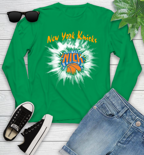 New York Knicks NBA Basketball Rip Sports Youth Long Sleeve 7