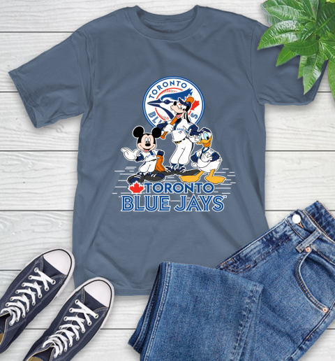 MLB Toronto Blue Jays Mickey Mouse Donald Duck Goofy Baseball T Shirt T-Shirt 8