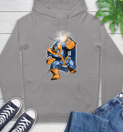 Detroit Tigers MLB Baseball Thanos Avengers Infinity War Marvel Hoodie 6