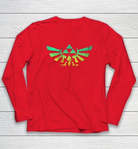 Triforce Shirt Legend of Zelda Long Sleeve T-Shirt 6
