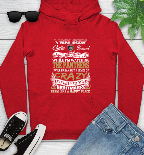 Florida Panthers NHL Hockey Don't Mess With Me While I'm Watching My Team Youth Hoodie 12