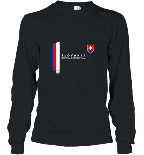Slovakia National Drinking Team Slovakian Pride T shirt Long Sleeve