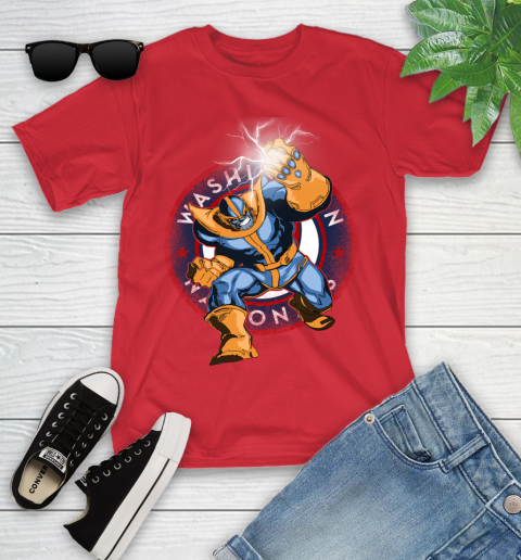 Washington Nationals MLB Baseball Thanos Avengers Infinity War Marvel Youth T-Shirt 13