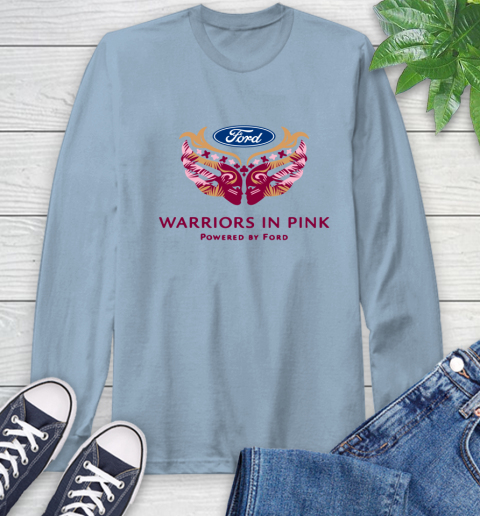 Ford cares warriors in pink Long Sleeve T-Shirt 6