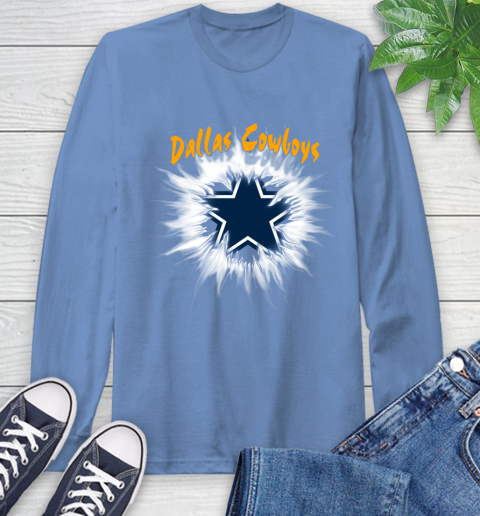 Dallas Cowboys NFL Football Adoring Fan Rip Sports Long Sleeve T-Shirt 12
