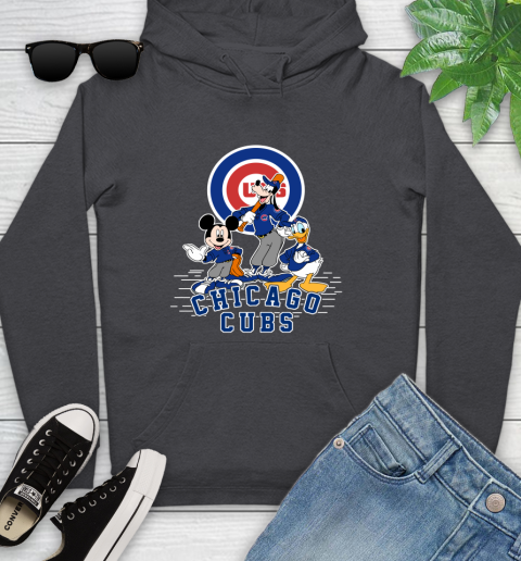 MLB Chicago Cubs Mickey Mouse Donald Duck Goofy Baseball T Shirt Youth  T-Shirt