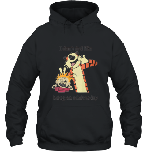 Calvin and Hobbes T Shirt Hooded
