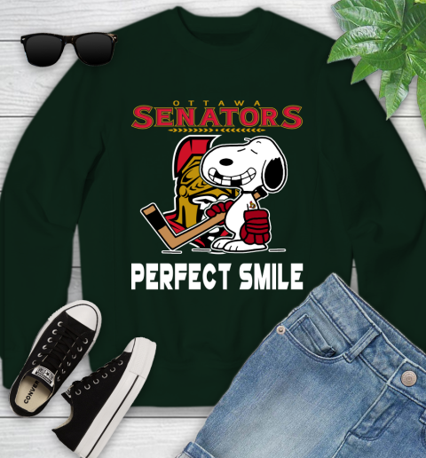 NHL New York Rangers Snoopy Perfect Smile The Peanuts Movie Hockey T Shirt Youth Sweatshirt 9