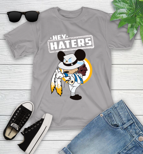 NFL Hey Haters Mickey Football Sports Washington Redskins Youth T-Shirt 4