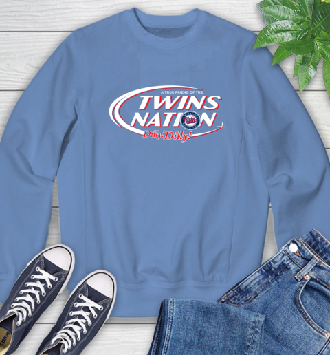 MLB A True Friend Of The Minnesota Twins Dilly Dilly Baseball Sports Sweatshirt 11
