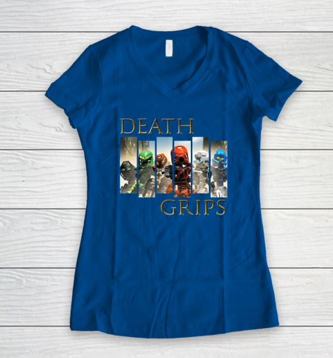 Death Grips Bionicle Toa Mata Women's V-Neck T-Shirt 5
