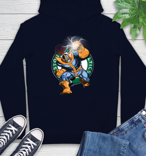 Boston Celtics NBA Basketball Thanos Avengers Infinity War Marvel Hoodie 3