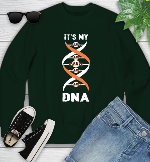 San Francisco Giants MLB Baseball It's My DNA Sports Youth Sweatshirt 9