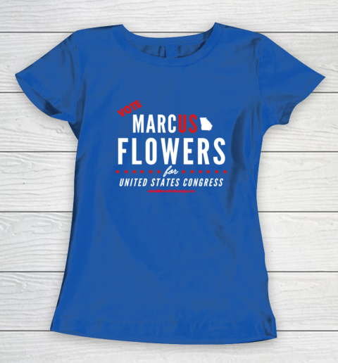 Vote Marcus Flowers For United States Congress Women's T-Shirt