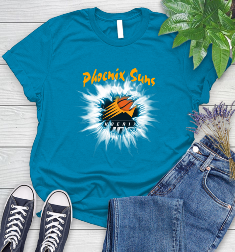 Phoenix Suns NBA Basketball Rip Sports Women's T-Shirt 10