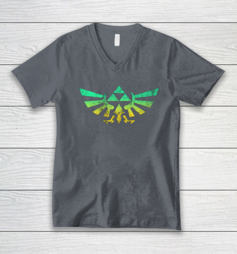 Triforce Shirt Legend of Zelda V-Neck T-Shirt 3