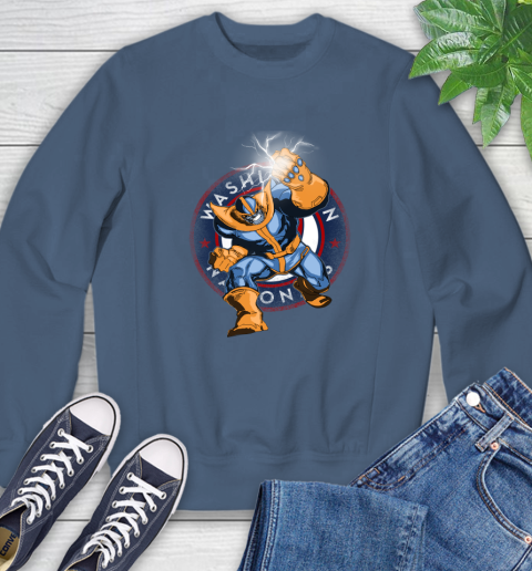 Washington Nationals MLB Baseball Thanos Avengers Infinity War Marvel Sweatshirt 8